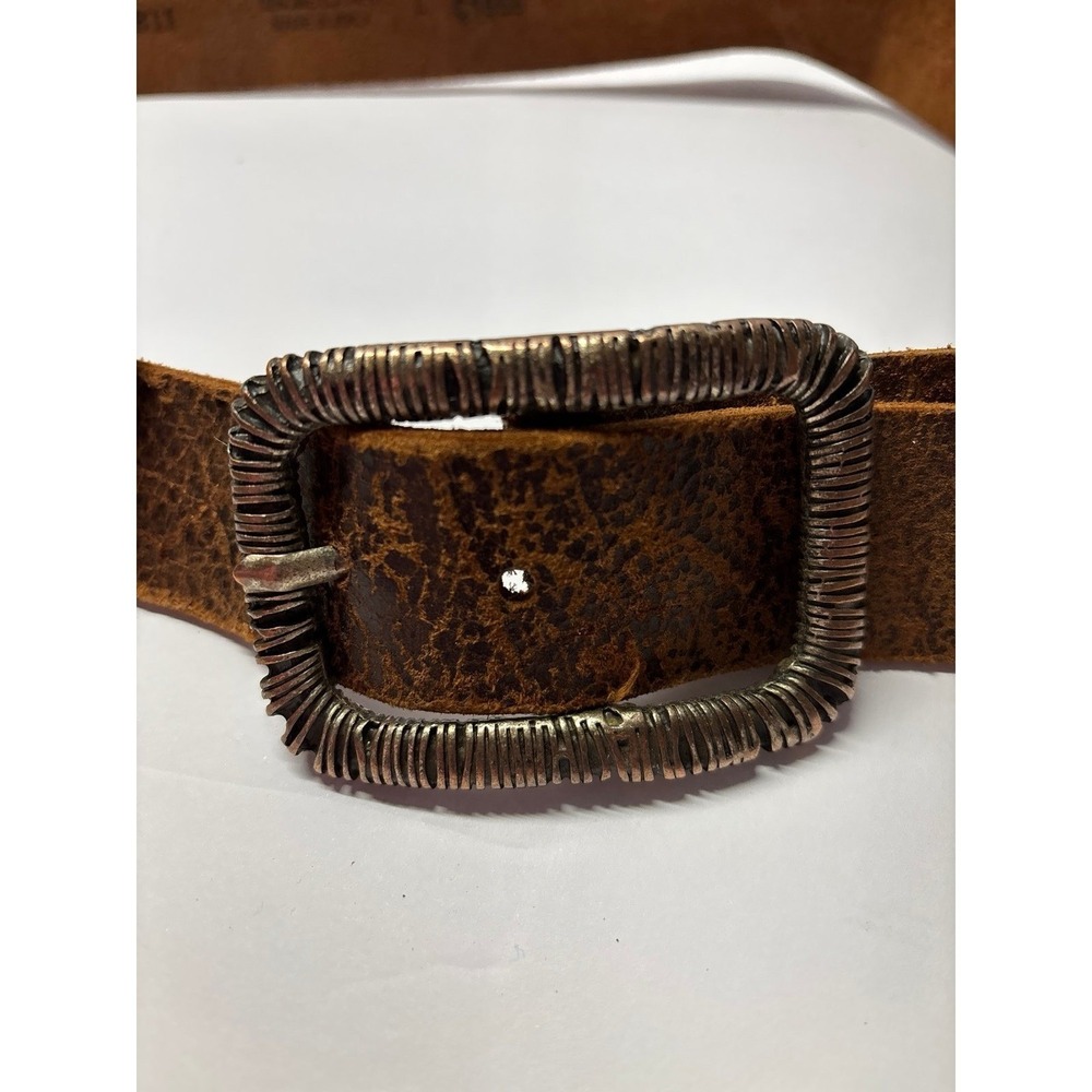 Fabio Cori double buckle Belt, Made in Italy (large) - Picture 4 of 8